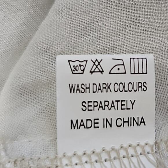 Whyte Valentyne One Shoulder Mini Dress White Grid Size 10 NWT - Picture 6 of 6